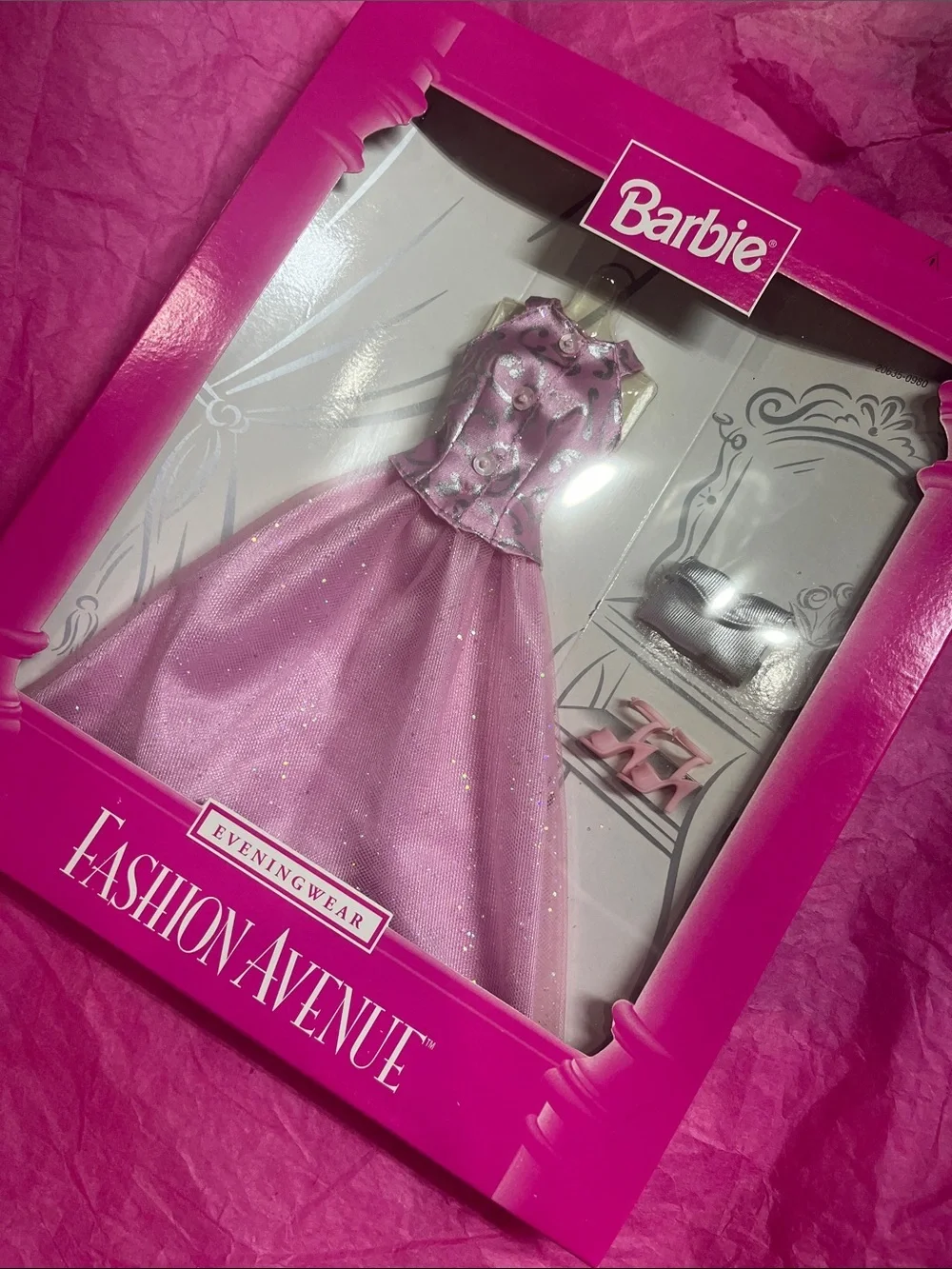 1998 Barbie Fashion Avenue Eveningwear outfit set (SKU 20635) NRFB